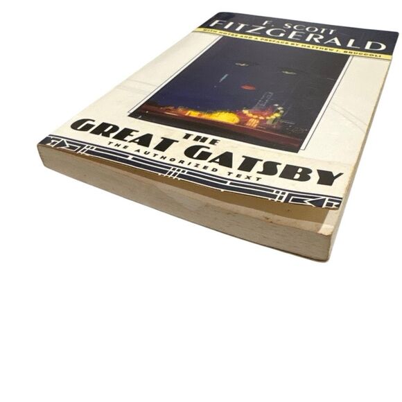 The Great Gatsby by F. Scott Fitzgerald 1995 Trade Paperback Book Very Good - Picture 3 of 6